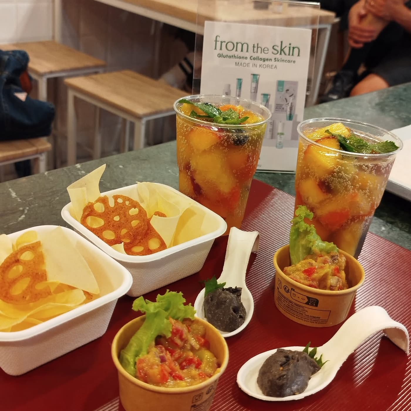 Assaggi e bevande per l’aperitivo